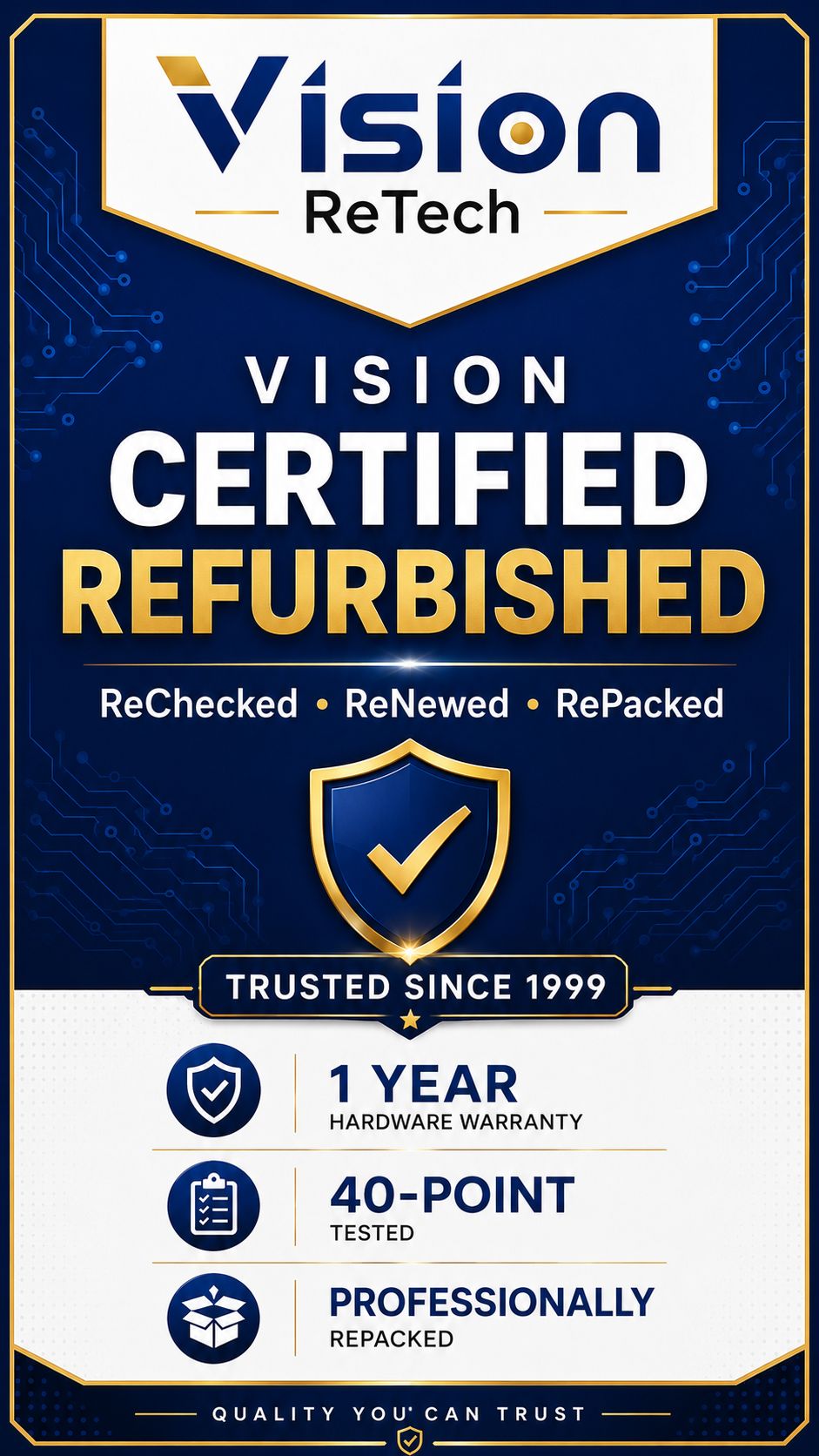 Vision Certified Refurbished